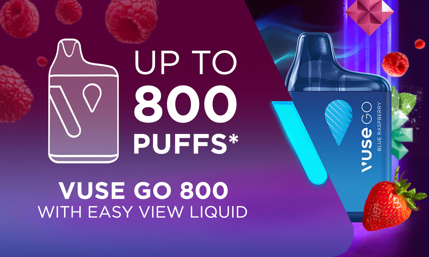 Vuse Go 800 Disposable Vapes Vuse