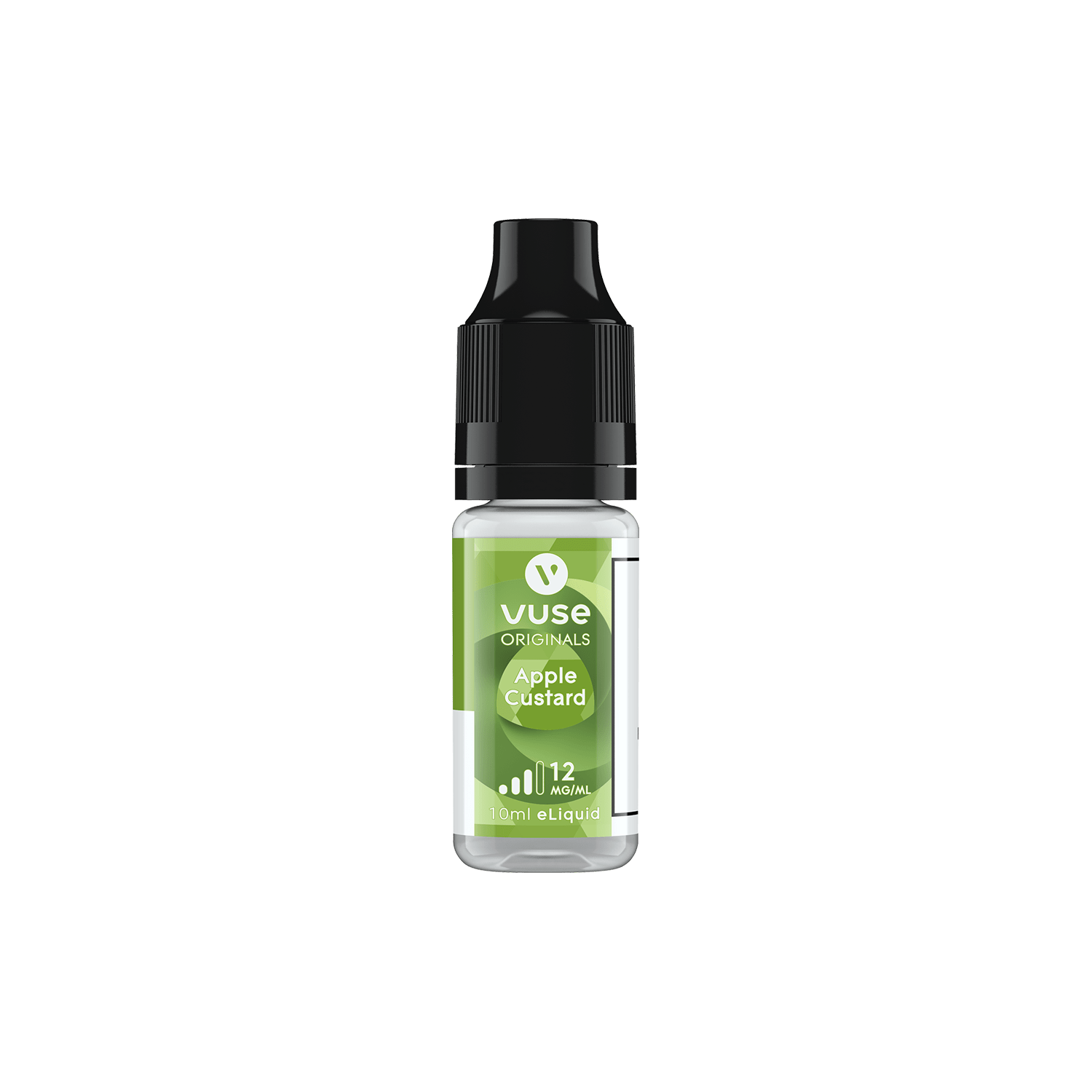 A Vuse Apple Custard eLiquid Bottle