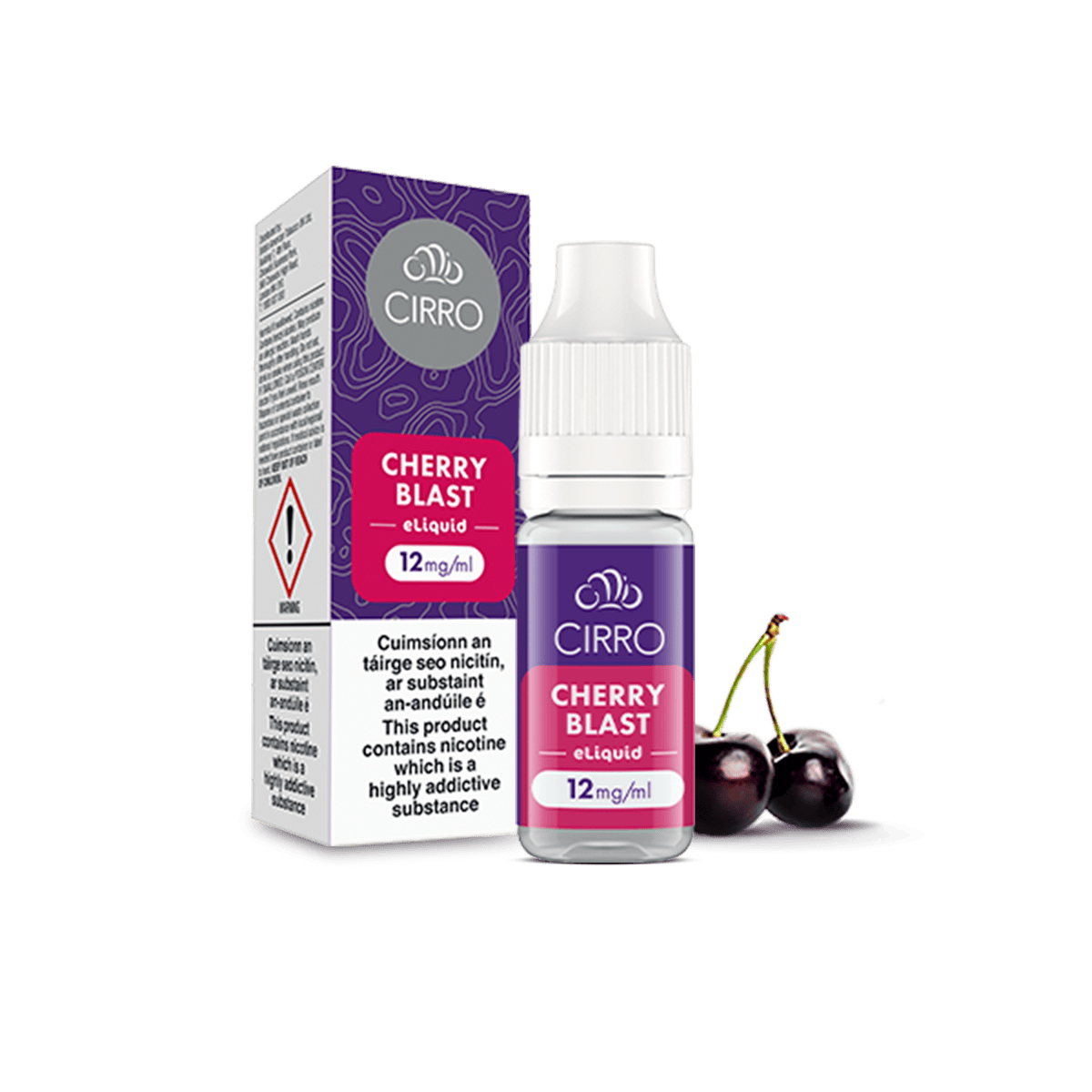 Cirro Cherry Blast eliquid bottle 12mg