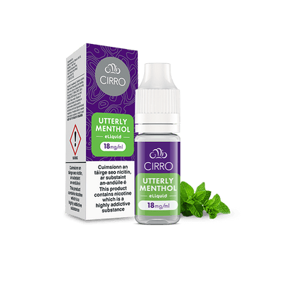 Cirro Utterly Menthol eliquid bottle 18mg