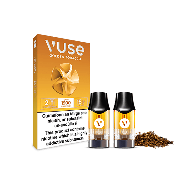 Vuse Pro Golden Tobacco Nic Salts eLiquid Pods