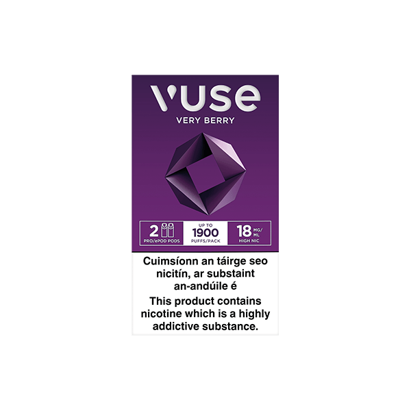 Vuse Pro Very Berry Nic Salts eLiquid Pods